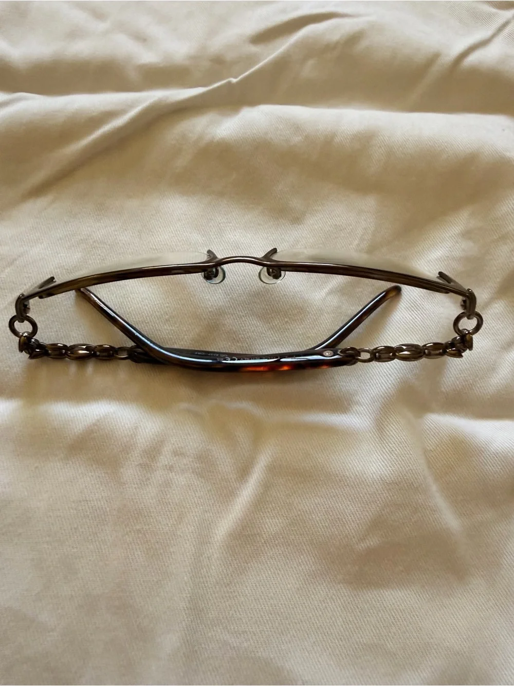 Gucci Brown Semi-Rimless Women's Glasses with Subtle Gold Accents